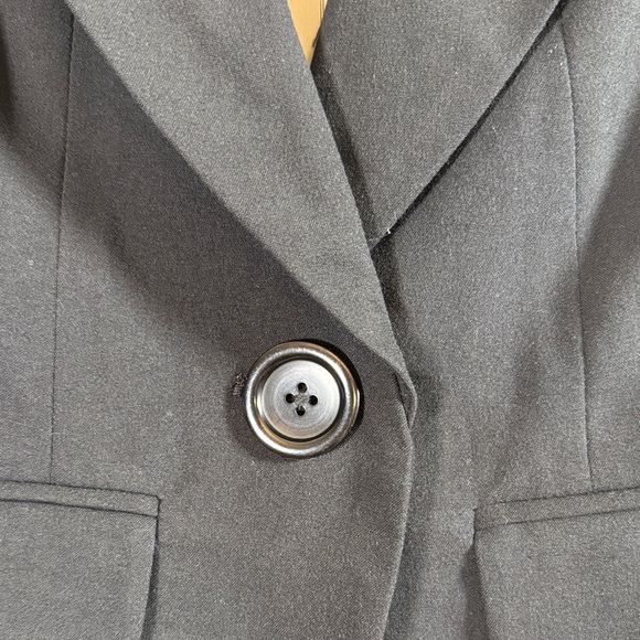 NWT Hollywould Black Women's Padded Shoulder Blazer Jacket Size XS - Picture 8 of 8